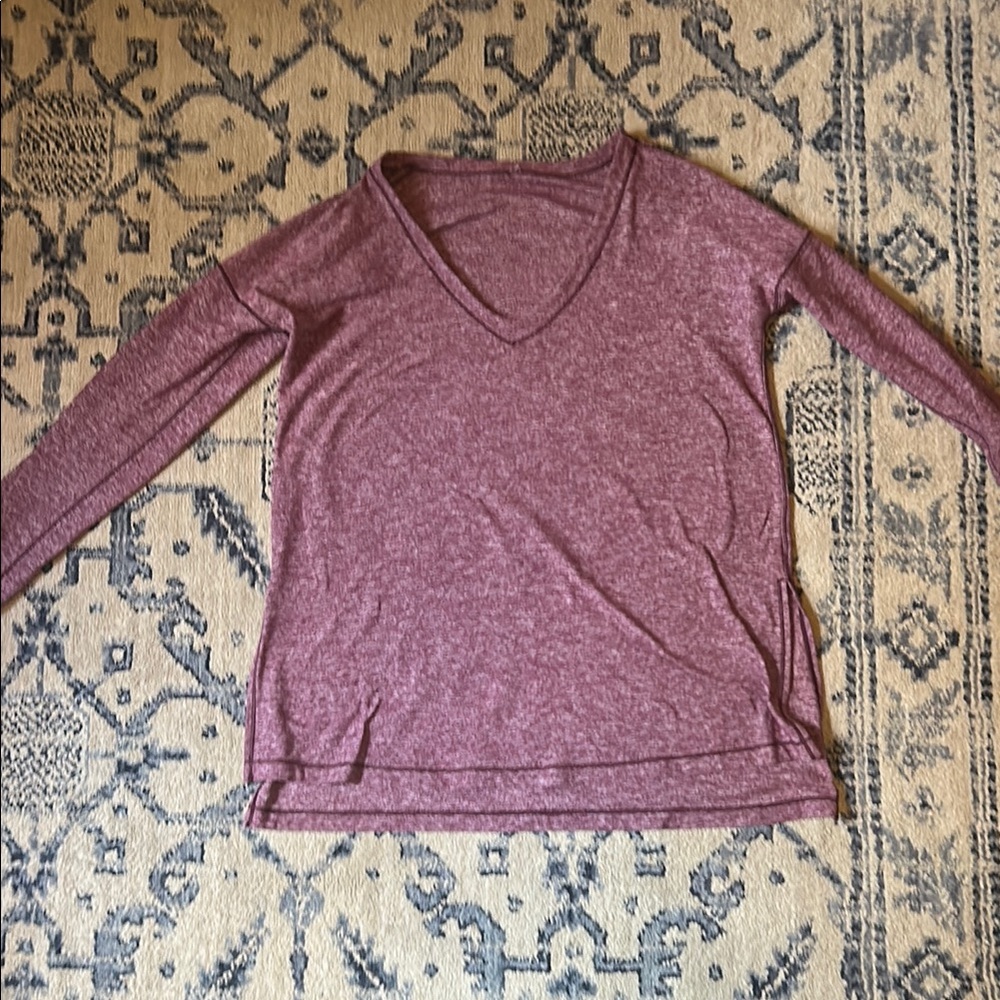 Lululemon Athletica Purple Long Sleeve Top